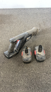 Craftsman Reciprocating Saw, (2) Charger Bricks