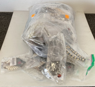 (1) 1 Gallon Of 100 Necklace And Earring Sets