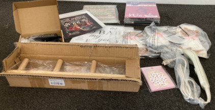 (3) Wall Art (2) Cat Ear Headband (1) Ultrasound Transducer And More!
