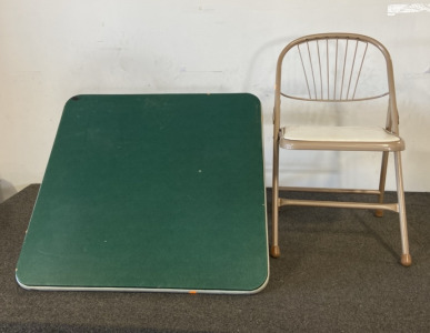 Samson Folding Table, Folding Chair