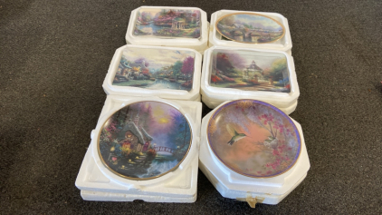 Thomas Kinkade Collectable Display Plates