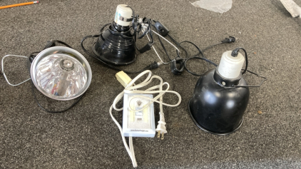 3 Light Fixtures & On/Off Switch