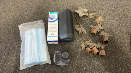 Visitar DVR 794HD, Polaroid Bluetooth Speaker, Elephant Windchimes, Masks