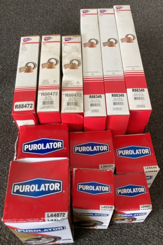 (3) CarQuest R88472, (3) CarQuest R88349, (6) Verious Modle Purolator