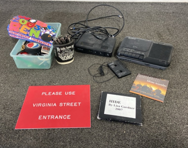 RCA Converter Box, Song Cassette Player, Phillips Car Cassette Adaptor , And More