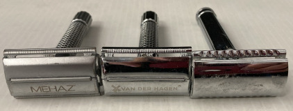(3) Vintage Style Razors