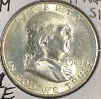 1949-S MS67 Key Date Franklin Half Dollar - 3