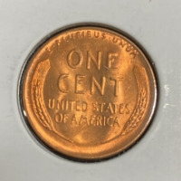 1946-S MS67RD Gem Wheat Copper Penny - 2