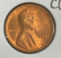 1946-S MS67RD Gem Wheat Copper Penny - 3