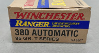 (150) Rounds Of Ranger 380 Automatic 95 Grain T-Series Ammunition Cartridges - 2