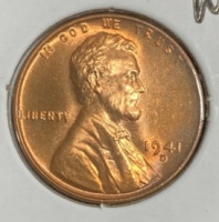 1941-D MS67RD Gem Wheat Copper Penny - 3