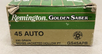 (50) Rounds Of Remington Golden Saber 40 Auto 230 Grain Ammunition Cartridges - 3