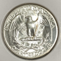 1949 MS66 Gem Silver Washington Quarter - 2