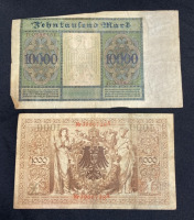 (9) Assorted 1910-1944 German Bank Marks - 3