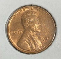 1937-S Gem Bu+++ Wheat Copper Penny - 3