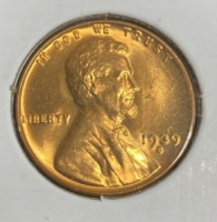 1939-S Gem Bu+++ Wheat Copper Penny - 3