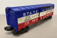Lionel Electric Train State Of Maine Box Car #3494275 - 3