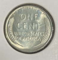 1943 Gem BU++++ WWII Steel Wheat Penny - 2