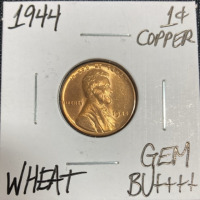 1944 Gem Bu++++ Wheat Copper Penny