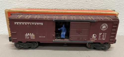 Lionel Electric Train PRR Pennsylvania Operating Box Car #3484
