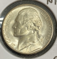 1945&ndash;S Gem BU+++ Silver War Nickel - 3