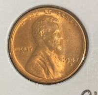 1947-S Choice Bu+++ Wheat Copper Penny - 3