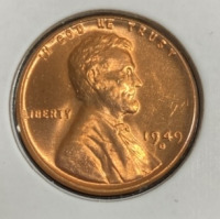 1949-D Gem Bu++++ Wheat Copper Penny - 3