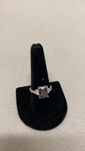 (1) Size 10 Mystic Rainbow Topaz Ring