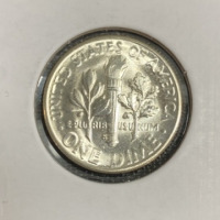 1955-S Gem BU++++ Full Bands Silver Roosevelt Dime - 2