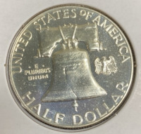 1956 Gem Proof Silver Franklin Half Dollar - 2