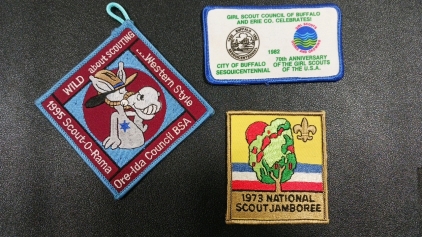 (3) Assorted Collectible Scout Patches