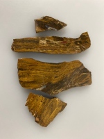 (4) Small Petrified Wood Slabs