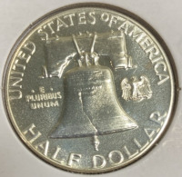 1957 Gem Proof Franklin Half Dollar - 2