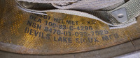 PASGT U.S. Military Helmet XS Kevlar-DLA-100-83-C-4296 W/ Strap, Devils Lake Sioux Mfg - 6