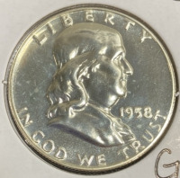 1958 Gem Proof Franklin Half Dollar - 3