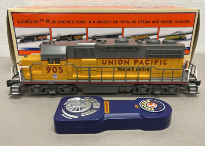 Lionel Electric Train Engine U.P. #905 “LionChief+ W/ Transformer Controller