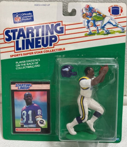 Starting Lineup 1989 Anthony Carter Figure and Card