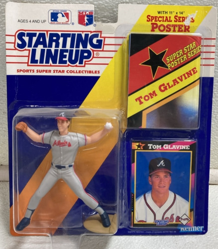 Starting Lineup 1992 Tom Glavine Figure and Card