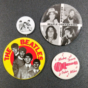 (4) The Beatles Collectible Pins