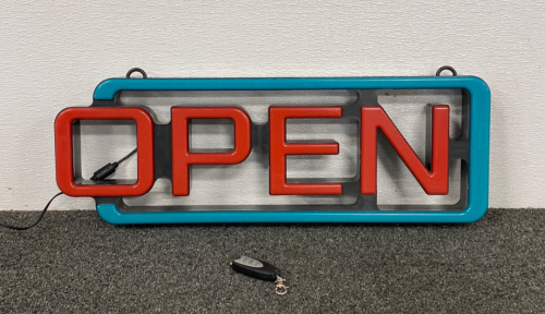 Light Up “Open” Sign