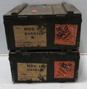 (2) Vintage 308 Winchester Ammo Boxes