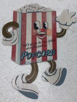 (3) Retro Snacks Signs (1) Cinema Poster & More - 3