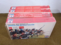 (4) ESCI Napolenoic Wars Waterloo 1815 / Prussian & Austrian Infantry, (50) Figurine 1/72 Scale Kits - 3