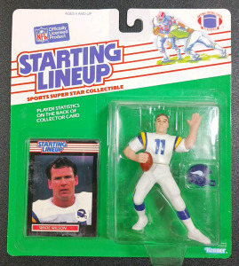 Starting Lineup 1989 Wade Wilson Figurine & Cards