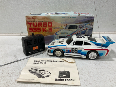 Radio Shack Turbo 935 K-3 Radio Control Car