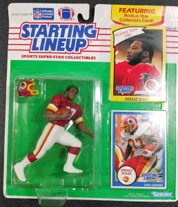 Starting Lineup 1990 Gerald Riggs Figurine & Cards