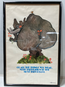 Framed Vintage 1971 Poster