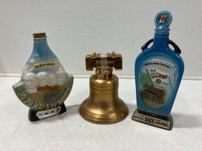 (3) Whiskey Decanters