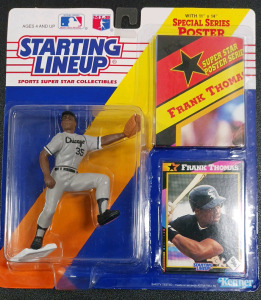 Starting Lineup 1992 Frank Thomas Figurine & Cards