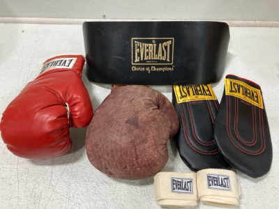 A Collection of Vintage Everlast Boxing Equipment